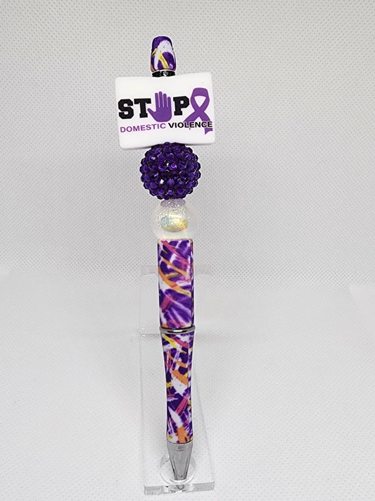 Stop Domestic Violence Awareness Pen