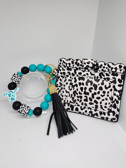 Crazy Cow Wristlet with Wallet