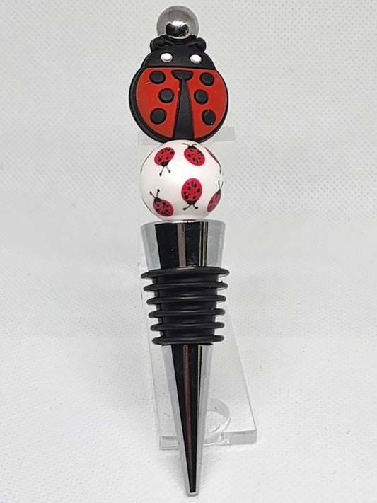 Ladybug Wine Bottle Stopper