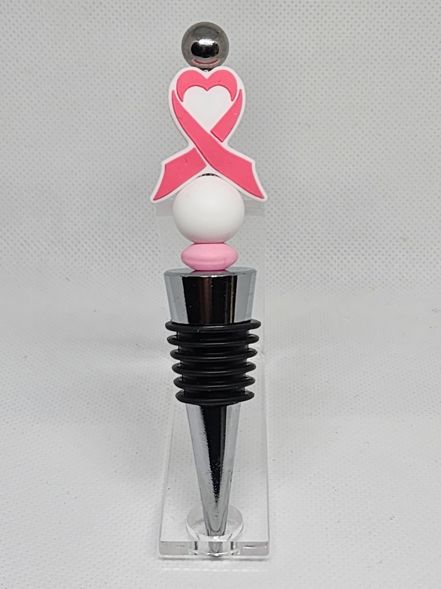 Breast Cancer Awareness Wine Bottle Stopper