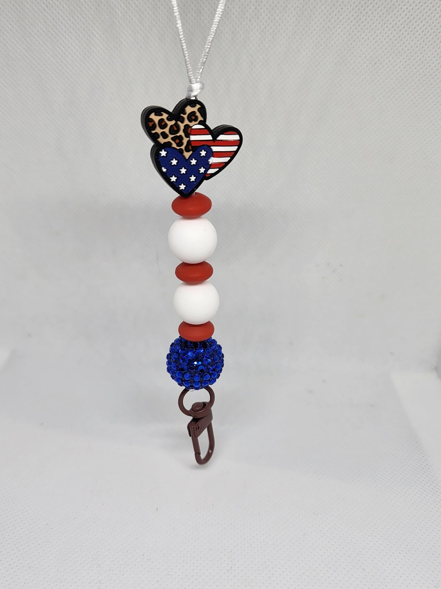 USA Hearts Lanyard