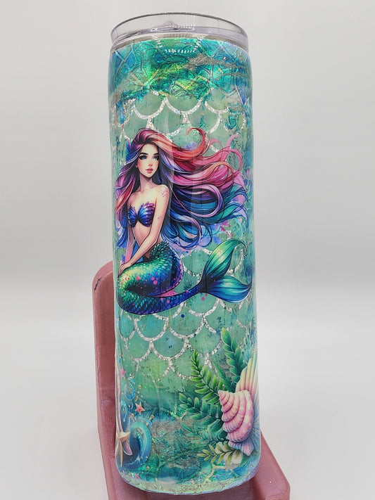30 OZ OPAL MERMAID TUMBLER