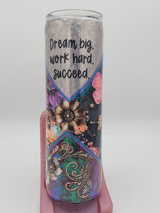 30 OZ HARD WORK AND SUCCESS TUMBLER