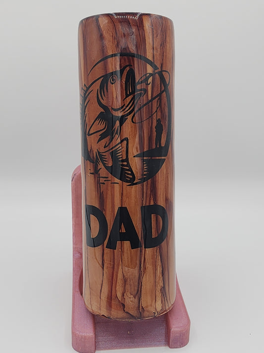 30 OZ DAD WOODGRAIN TUMBLER