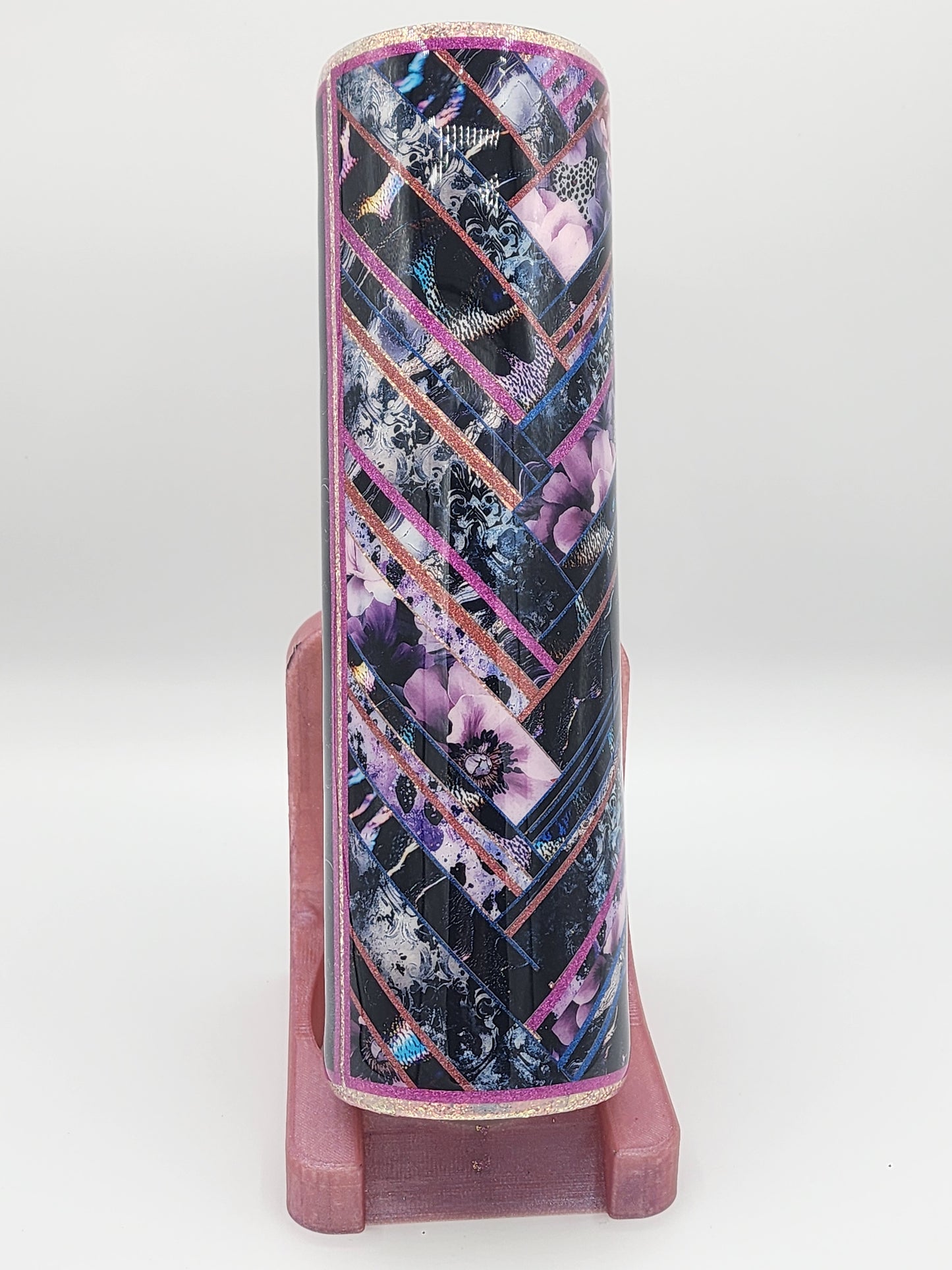 32 OZ BRAIDED PURPLE TUMBLER